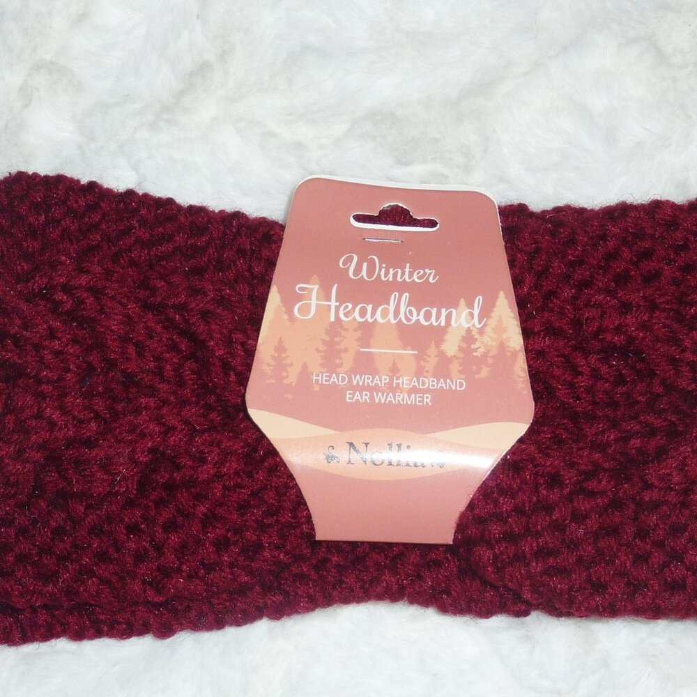 NWT Nollia Cable Knit Winter Headband OS